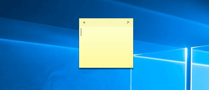 Заметки на рабочий стол Windows 10 - как найти