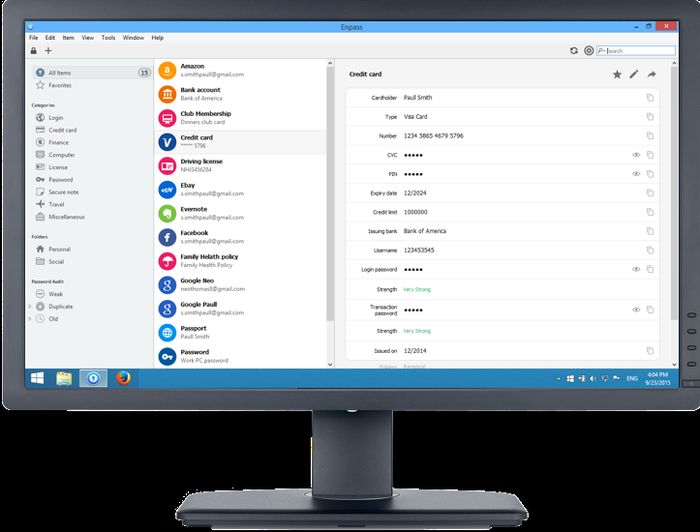 Enpass – легкий менеджер паролей с поддержкой автозаполнения форм