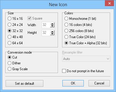 Junior Icon Editor – простой инструмент для создания и редактирования иконок в Windows