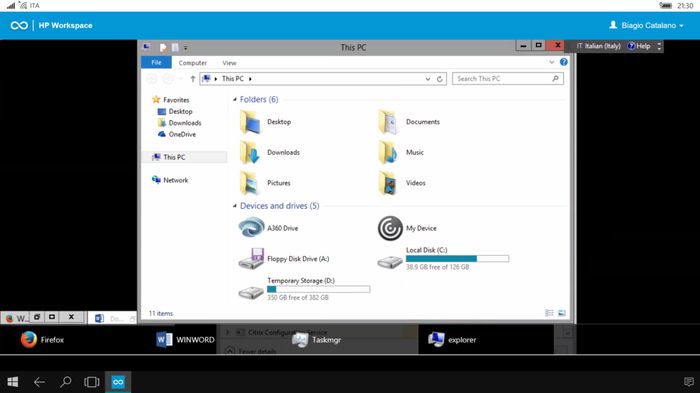 Как HP Workspace обеспечит доставку x86 приложений на смартфоны с Windows 10 Mobile
