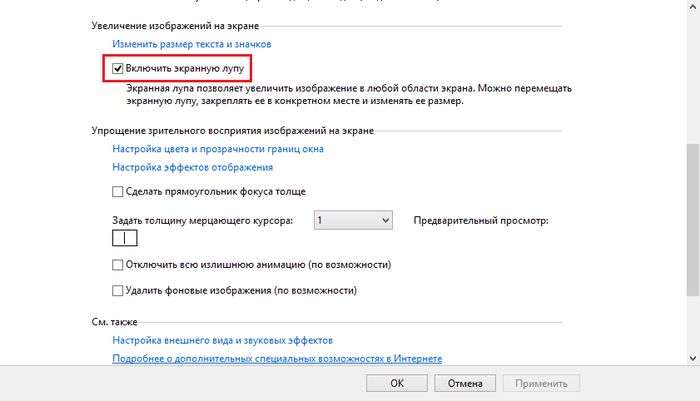 Как использовать «Экранную лупу» в Windows 7 и Windows 8