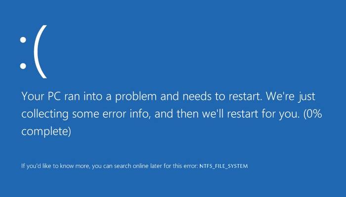 Как исправить синий экран смерти Windows 8