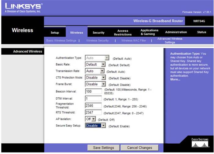 Как настроить роутер Linksys WRT54gl