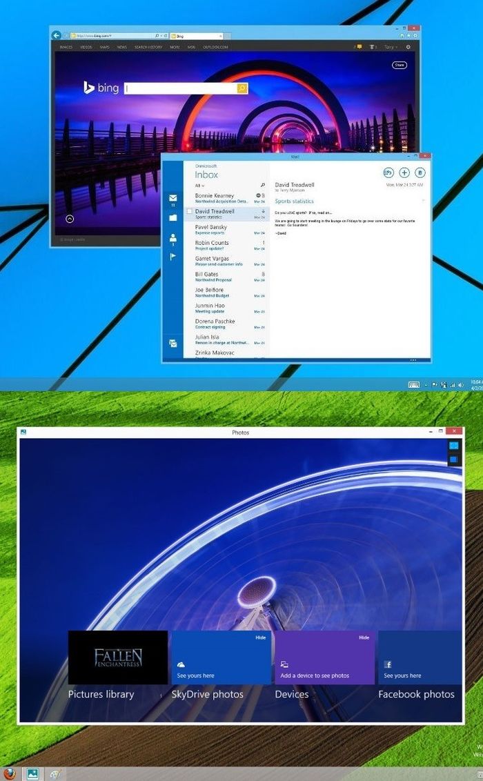 Как получить некоторые особенности из следующего обновления Windows 8.1 прямо сейчас