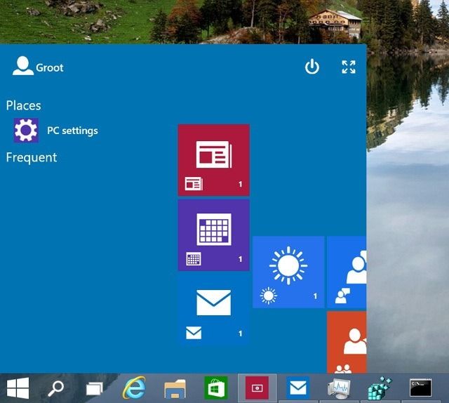 Как включить раннюю версию Continuum в Windows 10 build 9879