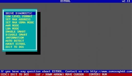 Как восстановить HDD Samsung