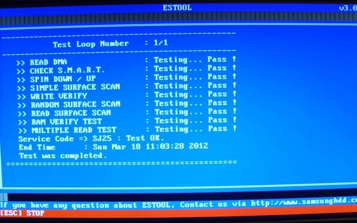 Как восстановить HDD Samsung