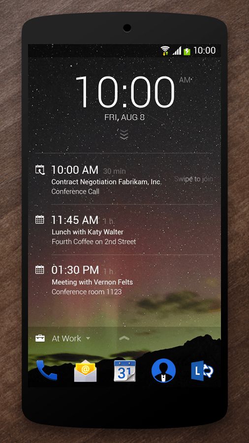 Microsoft обновила приложение Next Lock Screen для Android