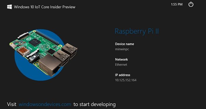 Microsoft выпускает Windows 10 IoT Core Insider Preview