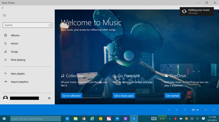 Microsoft выпустила новые приложения Music и Video для Windows 10