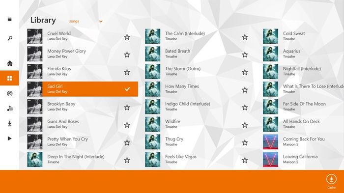 Неофициальное приложение Google Play Music для Windows Phone 8.1 и Windows 8.1