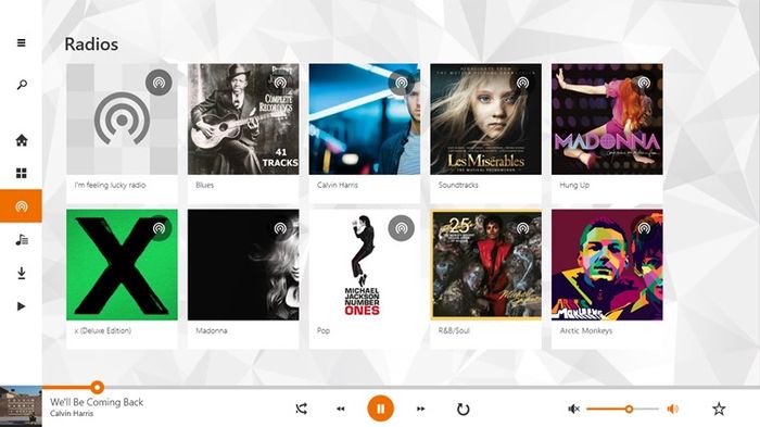 Неофициальное приложение Google Play Music для Windows Phone 8.1 и Windows 8.1
