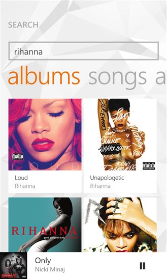 Неофициальное приложение Google Play Music для Windows Phone 8.1 и Windows 8.1