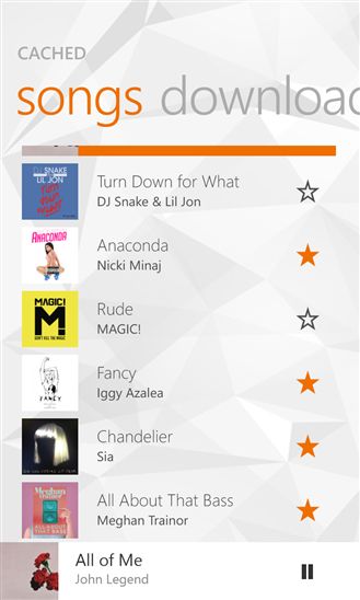 Неофициальное приложение Google Play Music для Windows Phone 8.1 и Windows 8.1