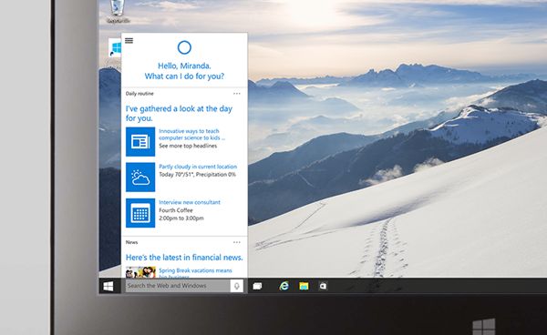 Новое для Windows 10: Cortana, Spartan, обновленное приложение Xbox и кое-что еще