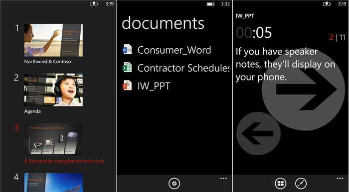 Office Remote: удаленное управление Word, Excel и PowerPoint через Windows Phone
