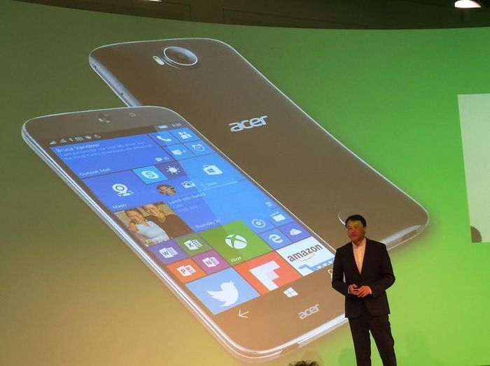 Первые смартфоны с Windows 10 Mobile от Acer
