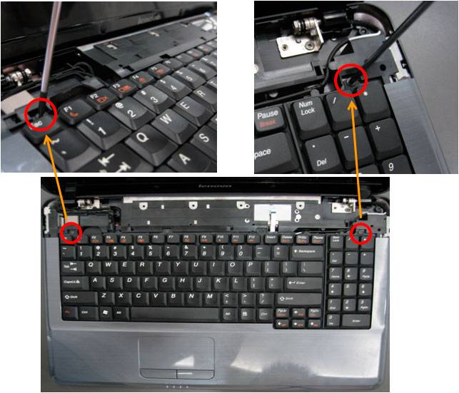 Процесс снятия клавиатуры с ноутбука своими руками