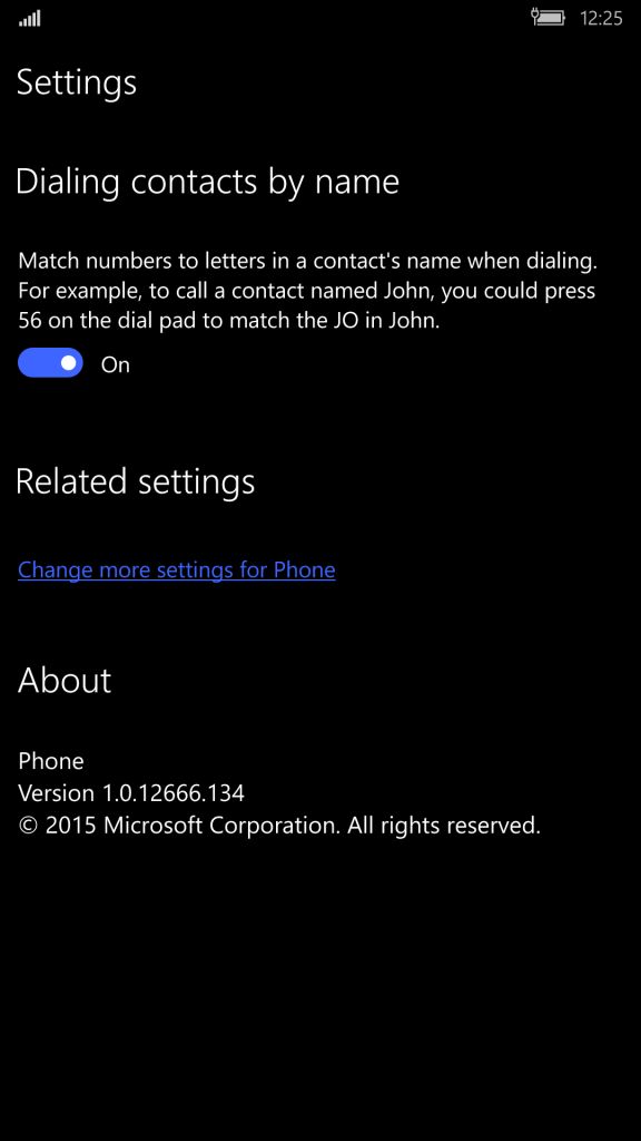 Скриншоты Windows 10 Mobile Build 10166 из эмулятора Windows 10 SDK