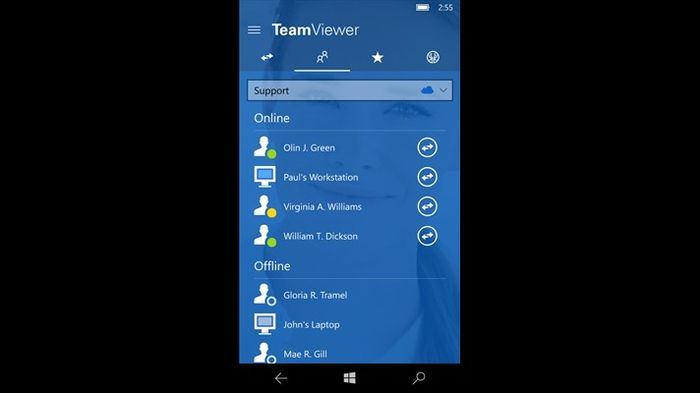 TeamViewer выпустили универсальное приложение для Windows 10 и Windows 10 Mobile