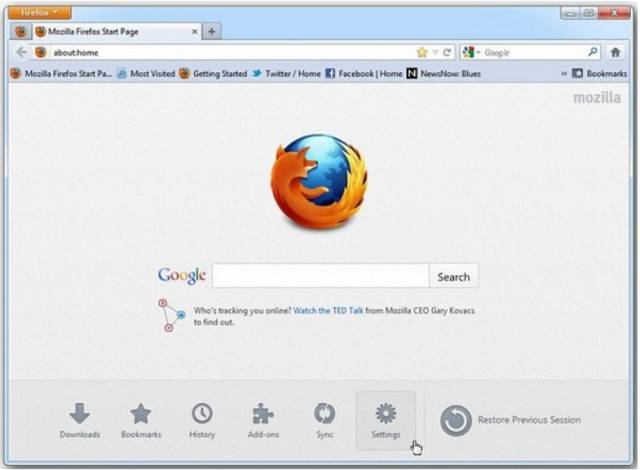 Варианты установки Google поиском по умолчанию в Mozilla Firefox