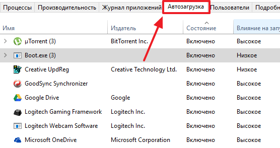 Как отключить автозапуск программ в Windows 10