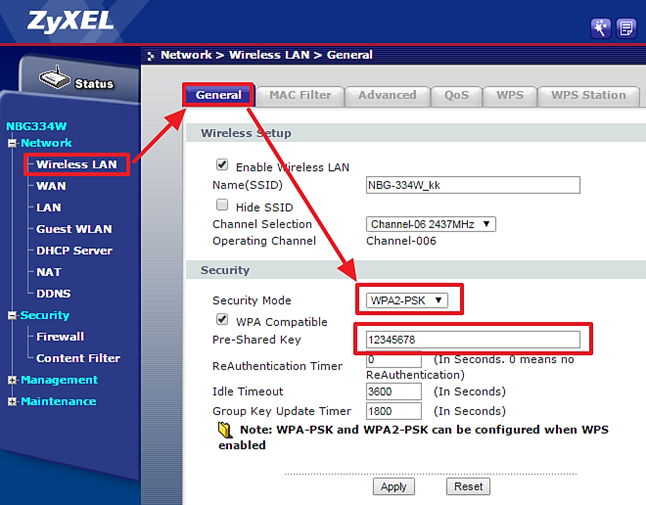 Как поменять WiFi пароль на роутере