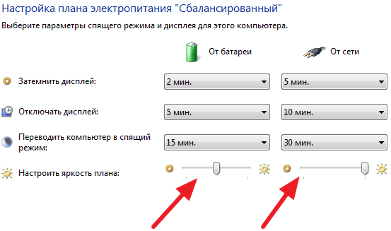Как уменьшить яркость на ноутбуке, как снизить яркость экрана