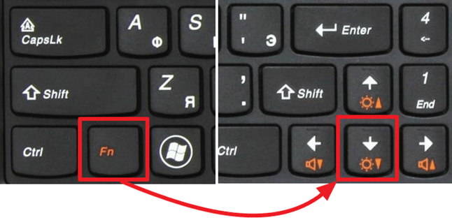 Как уменьшить яркость на ноутбуке, как снизить яркость экрана