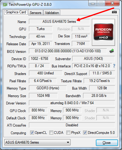 Как узнать какая у меня видеокарта на Windows 7, как узнать свою видеокарту на Windows 7