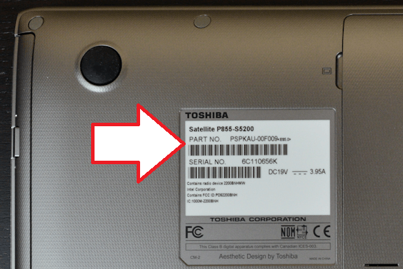 Как узнать модель ноутбука