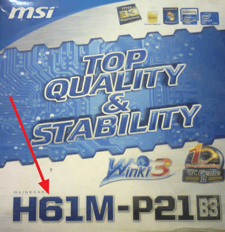 Как узнать название материнской платы