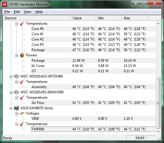 Как узнать температуру видеокарты, посмотреть температуру