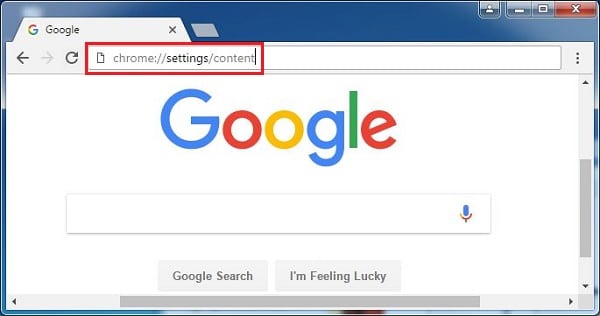 Chrome Settings Content — настройки браузера