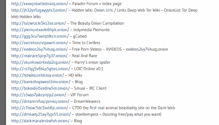 Darknet Market Url List