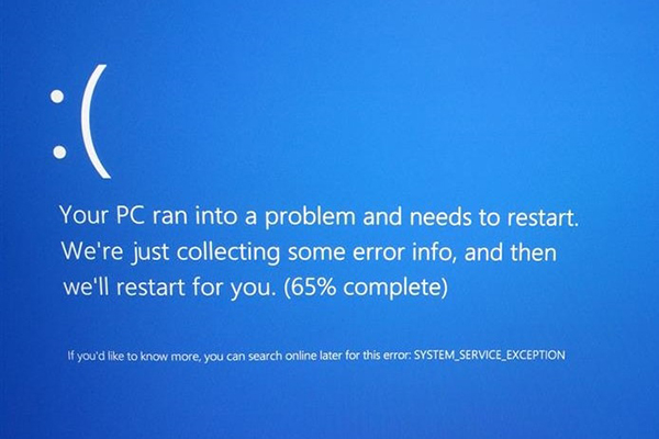 Исправить system service exception ошибку Windows