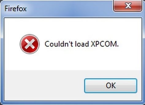 Couldn’t load XPCOM при запуске Firefox что делать