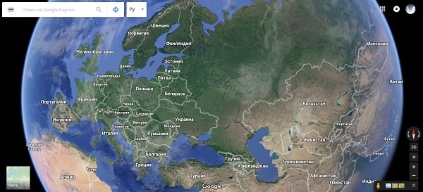 Карты Гугл онлайн в реальном времени и отличного качества