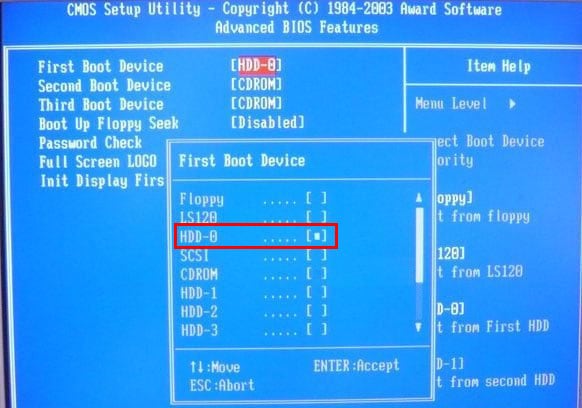 Ошибка Disk boot failure: что делать?