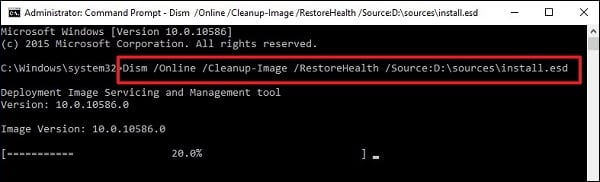 Dism /Online /Cleanup-Image /RestoreHealth — всё о команде