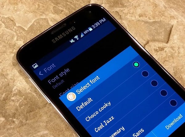 Как поменять шрифт на Андроиде