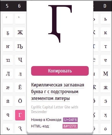 Красивый шрифт для Инстаграма русские буквы