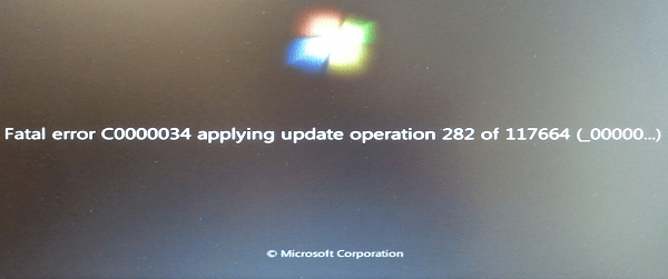 Ошибки c0000022, c0000034  при операции обновления Windows