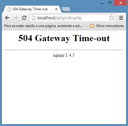 Решить проблему кода 504 gateway time out Windows