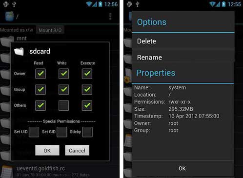 Root Browser файл менджер для разлоченных девайсов