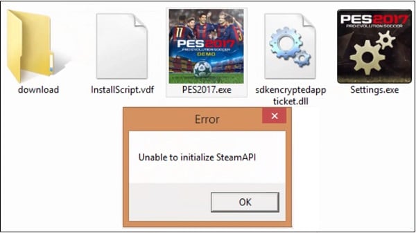 Unable to initialize Steam API как исправить