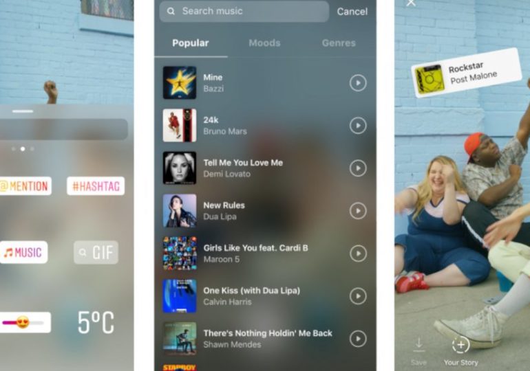 Instagram разрешил пользователям из России добавлять музыку в Stories