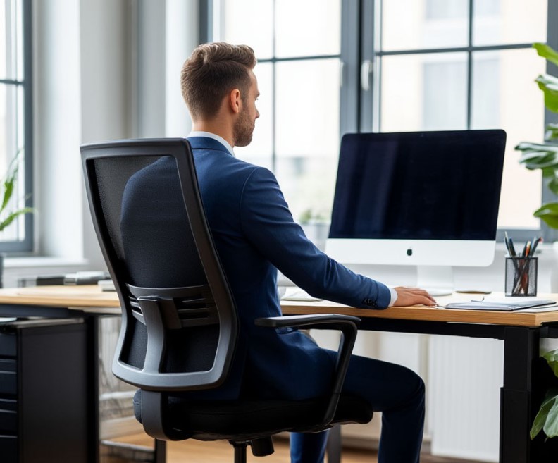 Как офисный стул влияет на осанку и здоровье позвоночника